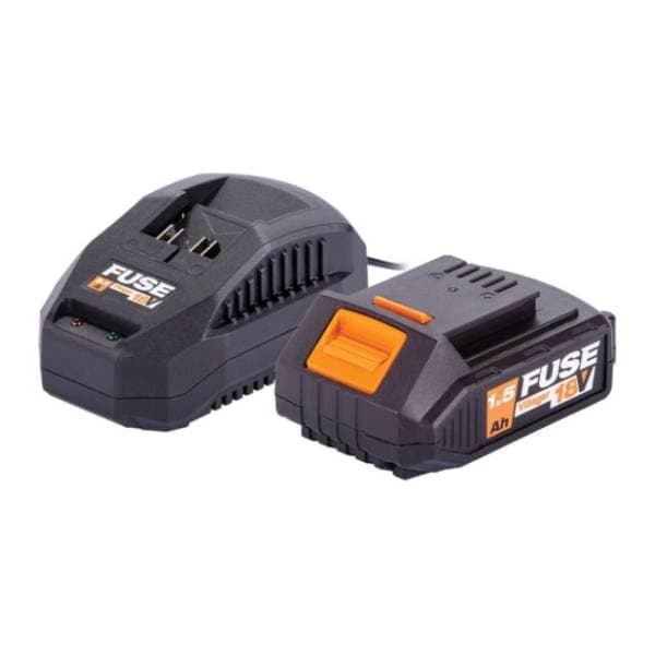 VILLAGER Fuse set baterija 1.5Ah + punjač 2.4 A 0