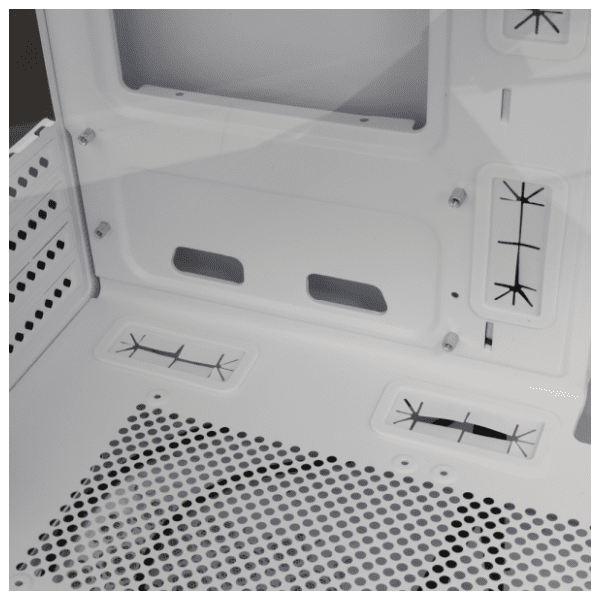 WHITE SHARK kućište GCC 2304 Torpedo belo 3 FAN COMET belo 3