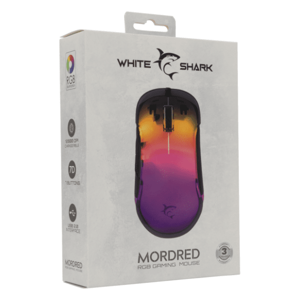 WHITE SHARK miš Mordred WS GM 5017 crni 5