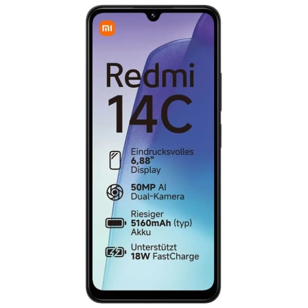 XIAOMI Redmi 14C 8/256GB Midnight Black (MZB0HQ6EU) 13