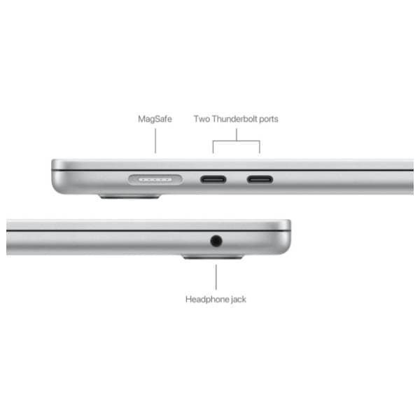 APPLE laptop MacBook Air M3 16/256GB Silver (mc9e4ze/a) 5
