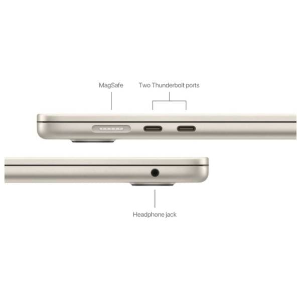 APPLE laptop MacBook Air M3 16/256GB Starlight (mc9f4ze/a) 4
