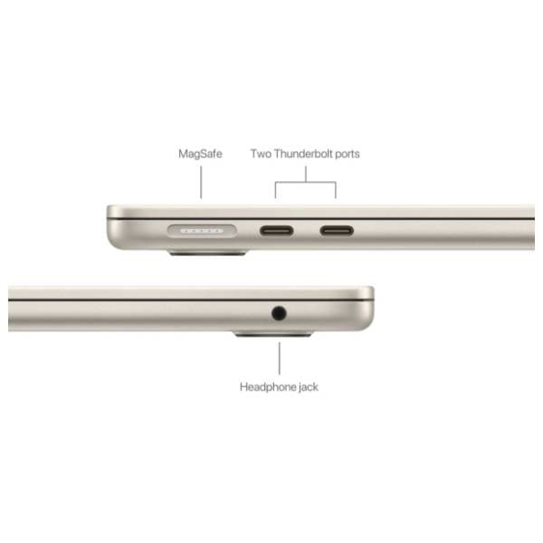 APPLE laptop MacBook Air M3 24/512GB Starlight (mc8p4ze/a) 5