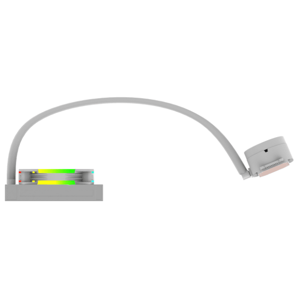 AQIRYS Aquarius 120 ARGB White vodeno hlađenje 3