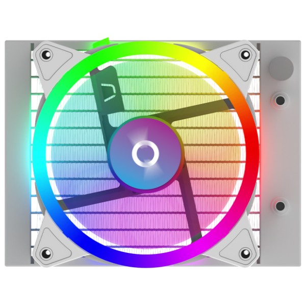 AQIRYS Aquarius 120 ARGB White vodeno hlađenje 6