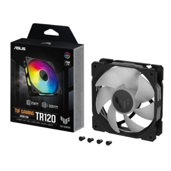 ASUS TUF Gaming TR120 ARGB Black Edition ventilator za PC 4