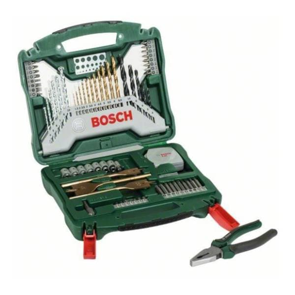 BOSCH 73-delni X-Line set kofera sa priborom i kleštima 0