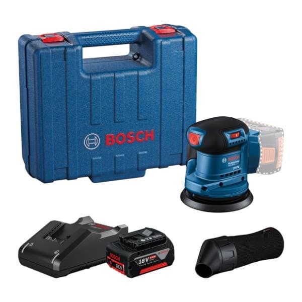 BOSCH GEX 185-LI 1x4,0 Ah u koferu rotaciona aku brusilica 0