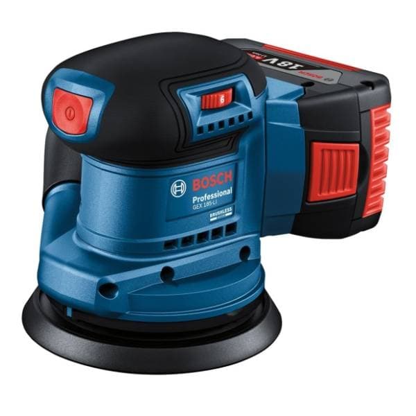 BOSCH GEX 185-LI 1x4,0 Ah u koferu rotaciona aku brusilica 1