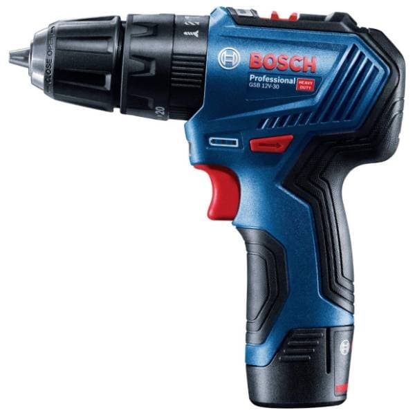 BOSCH GSB 12V-30, 2x2,0Ah vibraciona bušilica 1