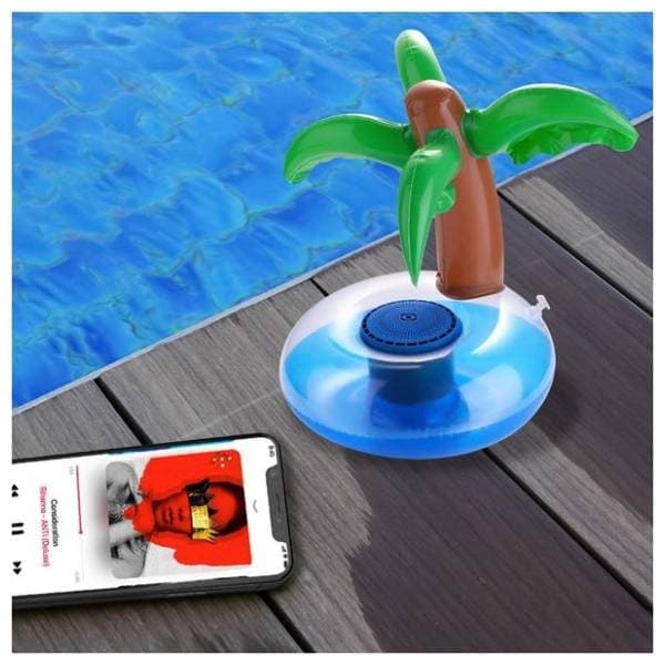 CELLY bežični zvučnik POOLPALM sa jastukom na naduvavanje plavi 3