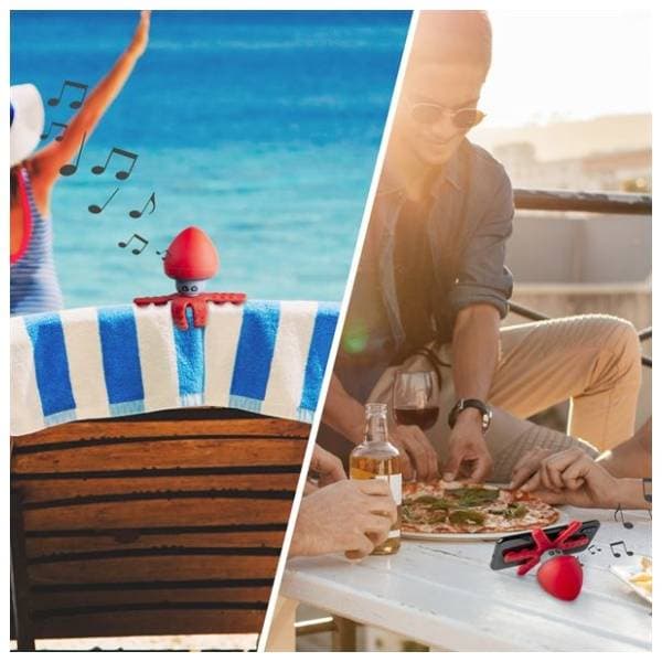 CELLY bežični zvučnik SQUIDDYSOUND crveni 2