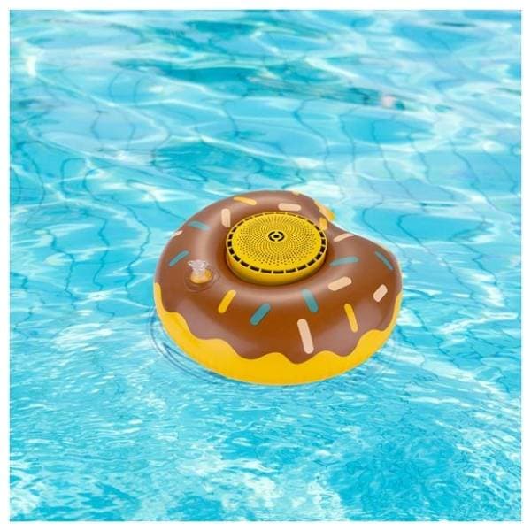 CELLY bežični zvučnik POOLDONUTS sa jastukom na naduvavanje žuti 3