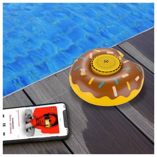 CELLY bežični zvučnik POOLDONUTS sa jastukom na naduvavanje žuti 4