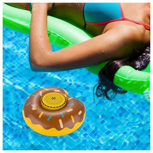 CELLY bežični zvučnik POOLDONUTS sa jastukom na naduvavanje žuti 5