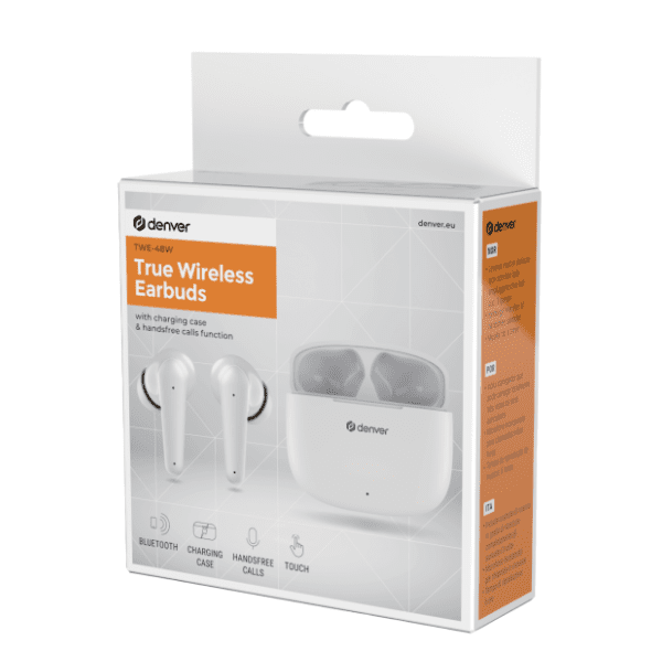 DENVER slušalice TWE-48 bele 6