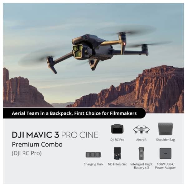 DJI Mavic 3 Pro Cine Premium Combo (DJI RC Pro) dron sa Smart daljinskim upravljačem 7