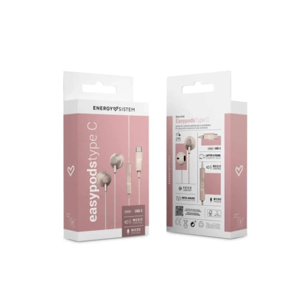 ENERGY SISTEM slušalice EasyPods Rose Gold (M45928) 5