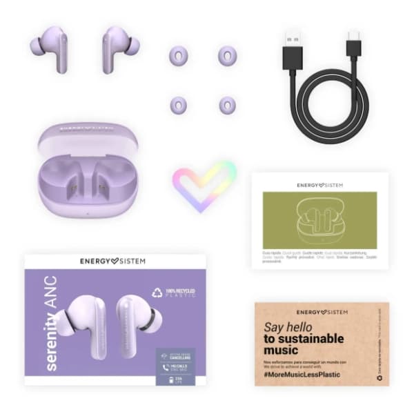 ENERGY SISTEM slušalice Serenity ANC Space (M45918) ljubičaste 5