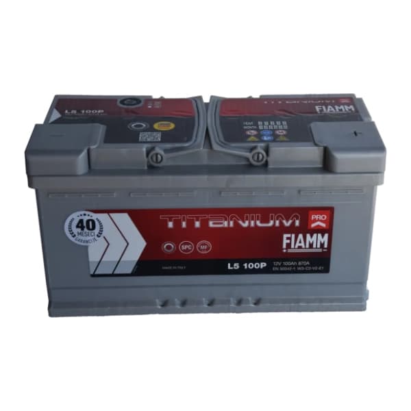 FIAMM akumulator 100Ah 870A desno+ 0