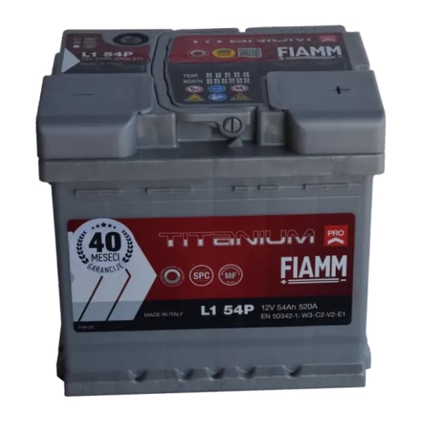 FIAMM akumulator 54Ah 520A desno+ 0