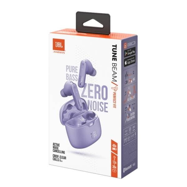 JBL slušalice Tune Beam ljubičaste 7