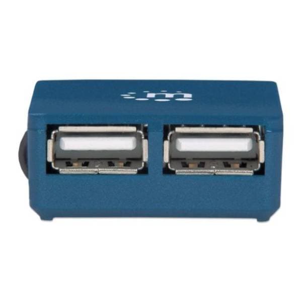 MANHATTAN USB Hub 4-in-1 USB 2.0 (160605) plavi 3