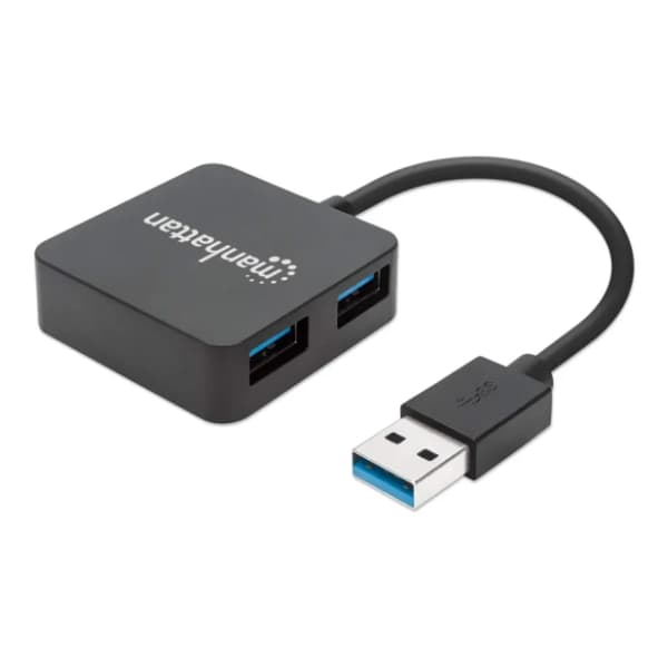MANHATTAN USB Hub 4-in-1 USB 3.2 (162296) 0