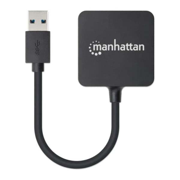 MANHATTAN USB Hub 4-in-1 USB 3.2 (162296) 3
