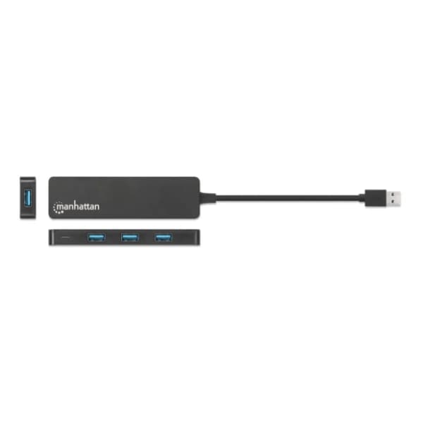 MANHATTAN USB Hub 4-in-1 USB 3.2 (164900) 3