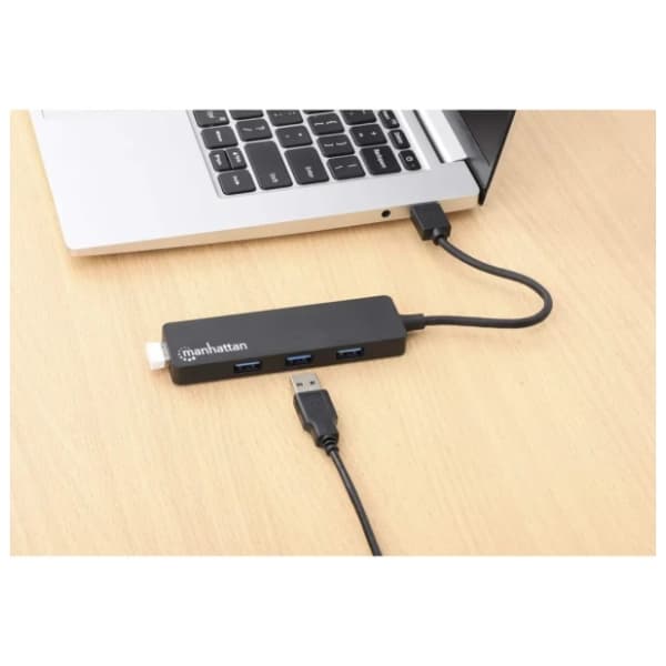 MANHATTAN USB Hub 4-in-1 USB 3.2 (164900) 4