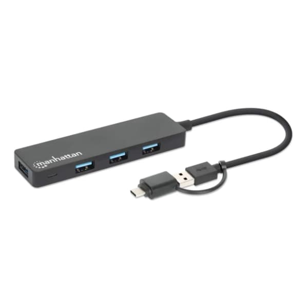 MANHATTAN USB Hub 4-Port USB 3.2 USB-C/USB-A Combo (180863) 0