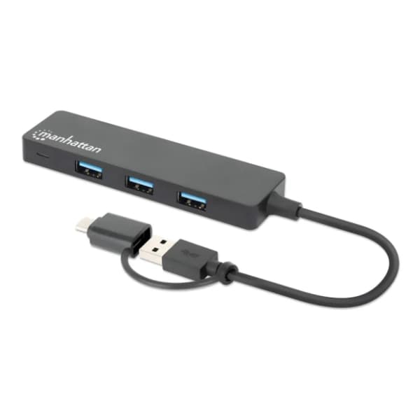 MANHATTAN USB Hub 4-Port USB 3.2 USB-C/USB-A Combo (180863) 1