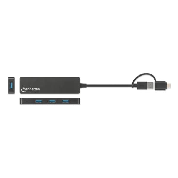 MANHATTAN USB Hub 4-Port USB 3.2 USB-C/USB-A Combo (180863) 2