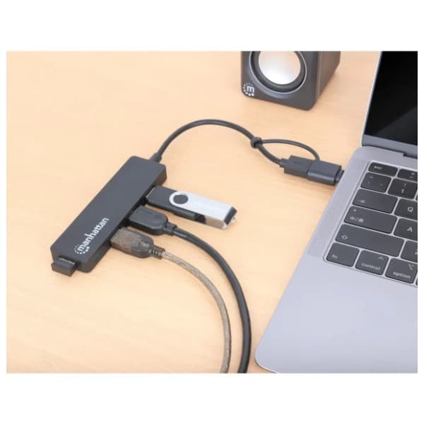 MANHATTAN USB Hub 4-Port USB 3.2 USB-C/USB-A Combo (180863) 5