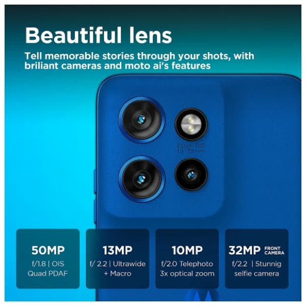 MOTOROLA Edge 50 Neo 8/256GB Pantone Nautical Blue 11