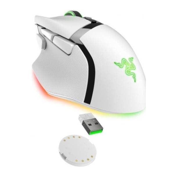 RAZER bežični miš Basilisk V3 Pro beli 1