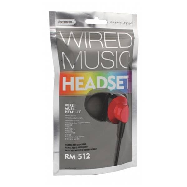 REMAX slušalice RM-512 crvene 1