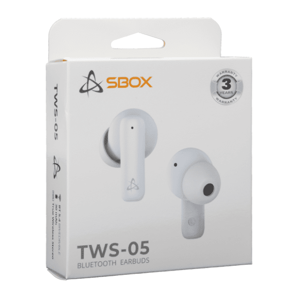 S BOX slušalice EB-TWS05 bele 5