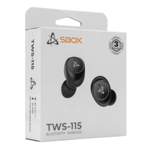 S BOX slušalice EB-TWS115 crne 3