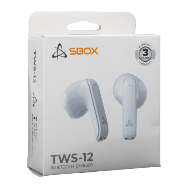 S BOX slušalice EB-TWS12 bele 5