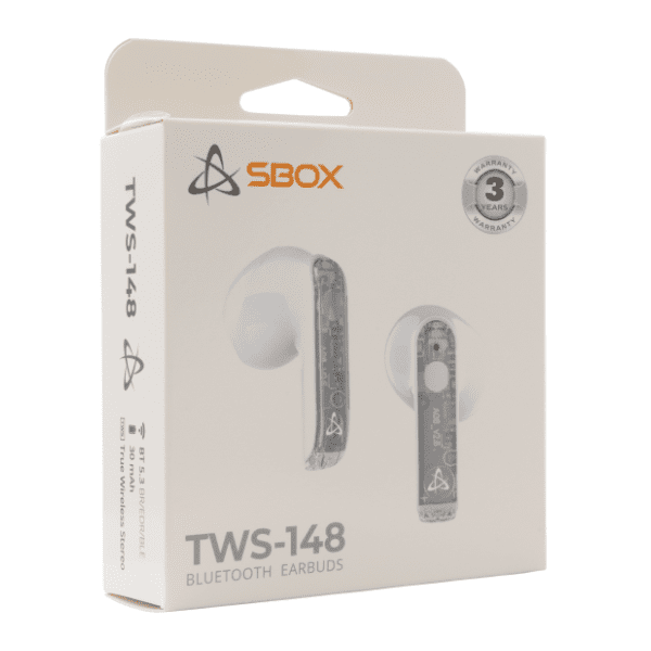 S BOX slušalice EB-TWS148 bele 5