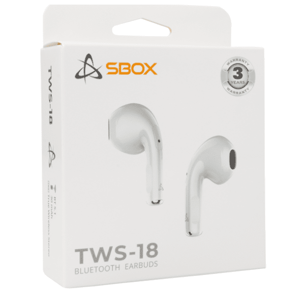 S BOX slušalice EB-TWS18 bele 4