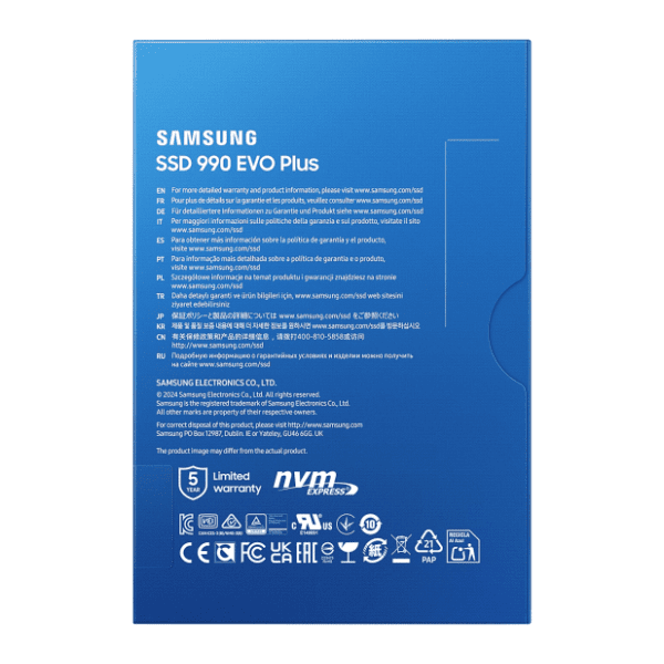 SAMSUNG SSD 2TB 990 EVO Plus MZ-V9S2T0BW 7