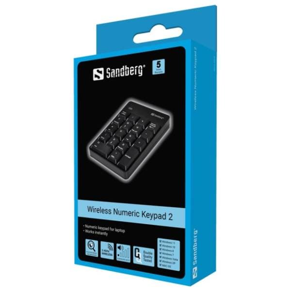 SANDBERG bežična numerička tastatura USB Pro 630-05 1