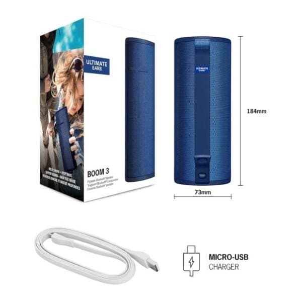 ULTIMATE EARS bluetooth zvučnik Boom 3 Lagoon plavi 4