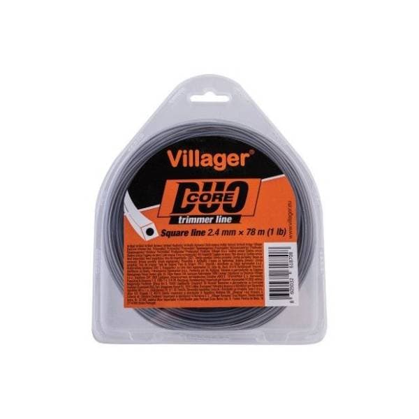 VILLAGER 2.7mm x 1240m (20LB) Duo core silk za trimer 0