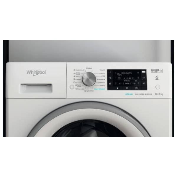 WHIRLPOOL mašina za pranje i sušenje veša FFWDD 1076258 SV EE 5