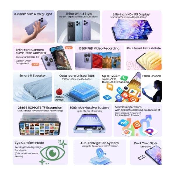 BLACKVIEW WAVE 8 4/128GB Dusk Black 8