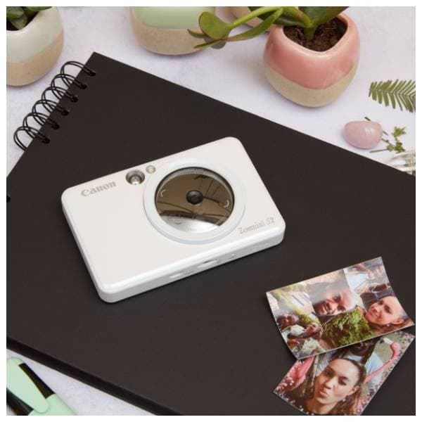 CANON Zoemini S2 Pearl White fotoaparat-štampač 8
